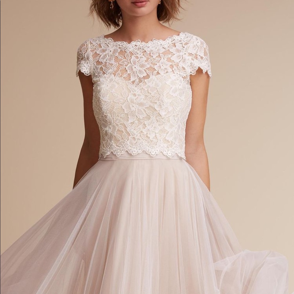 BHLDN Lace Topper - Picture 2 of 6
